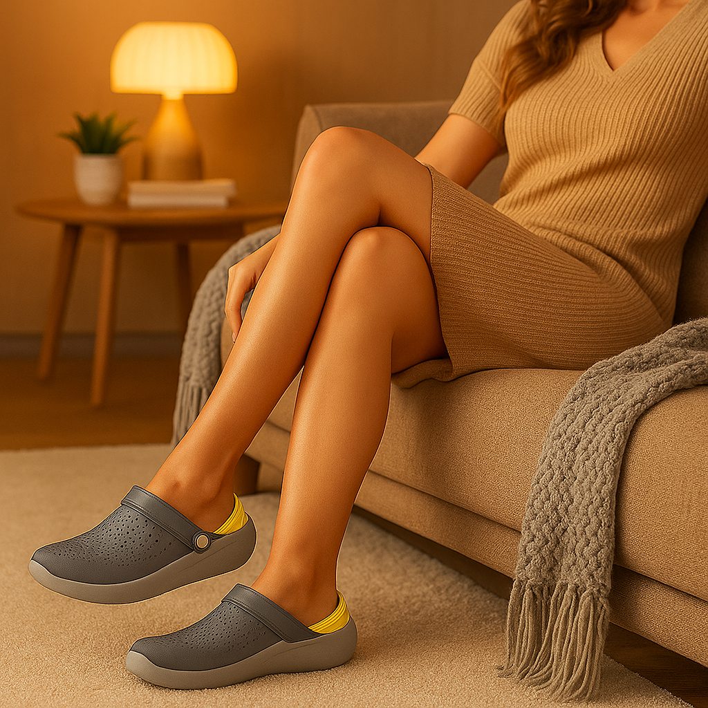 Zoccoli ortopedici Mira dettaglio design traspirante e struttura ergonomica